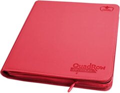 Ultimate Guard QuadRow Zipfolio -  Red